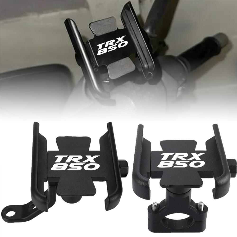 Phone Accessories Trx - อุปกรณ์เสริมสําหรับรถจักรยานยนต์ CNC Handlebar ผู้ถือโทรศัพท์มือถือขาตั้ง GPS สําหรับ