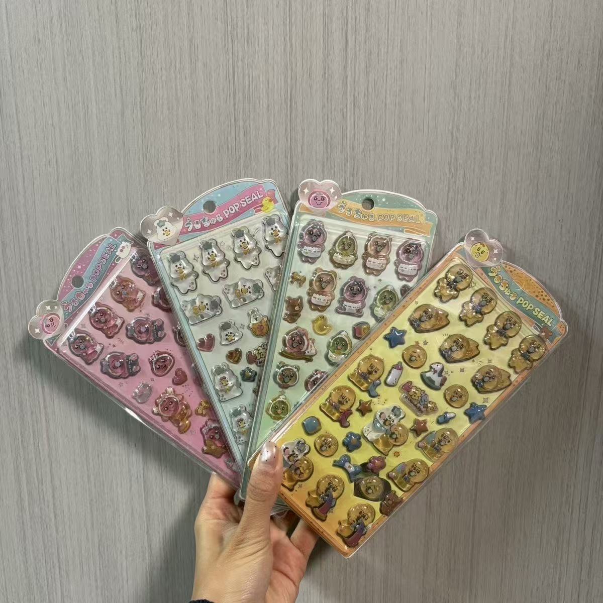 Phone Accessories Images - ภาพการ์ตูนสไตล์เฮเซย์ย้อนยุคกระต่ายสีชมพูสติกเกอร์ทำด้วยมือ DIY เคสโทรศัพท์ตกแต่งเด็กชายและเด็กหญิงของขวัญของเล่นวันหยุด
