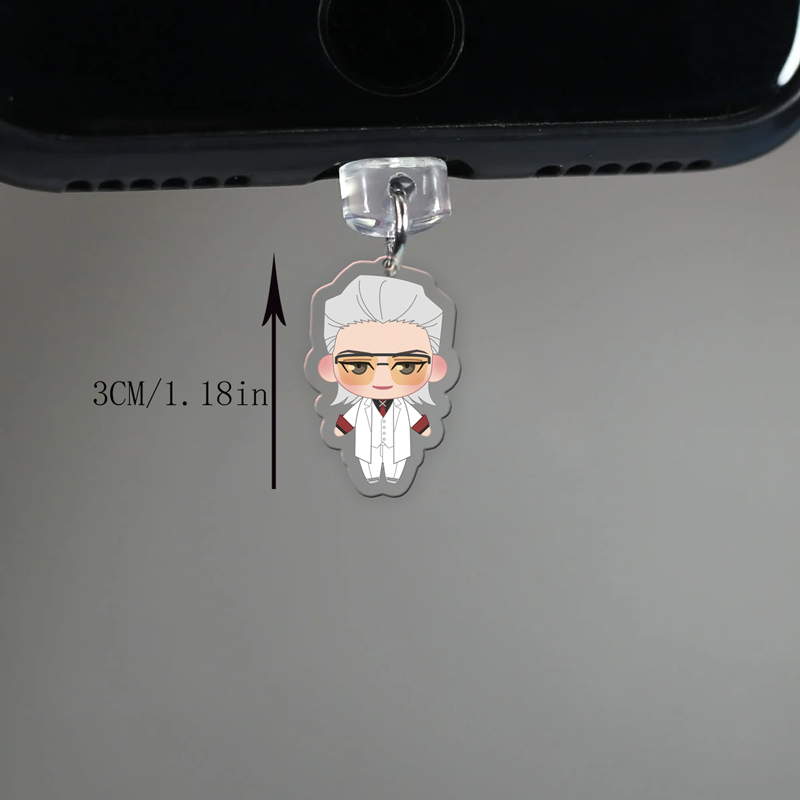 Phone Accessories Online - จุกปิดกันฝุ่นอะคริลิคสำหรับโทรศัพท์มือถือ iPhone Samsung Type-C TBHX รุ่น