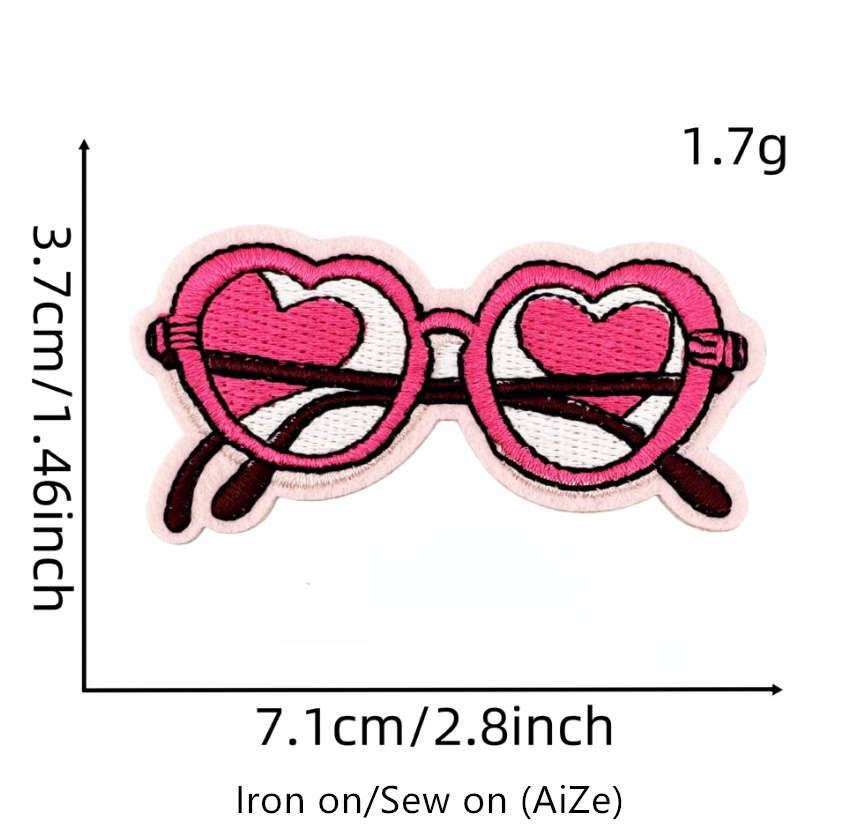 10 ชิ้น Love สีชมพูป้ายแพทช์ปั - Phone Accessories Pictures บทวิจารณ์และราคา