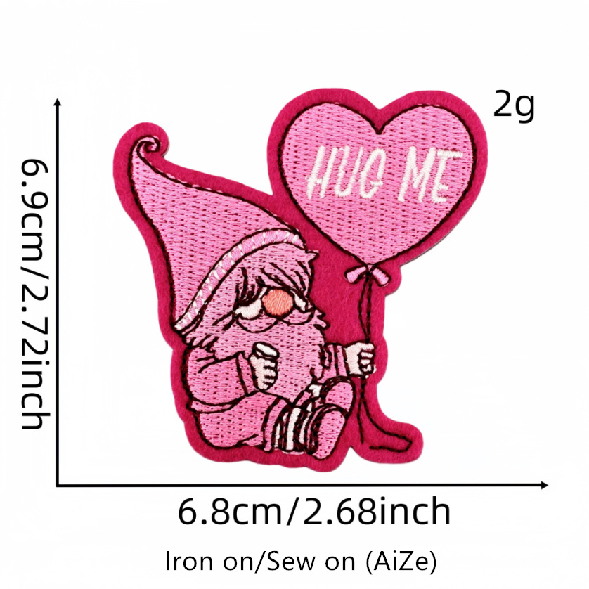 10 ชิ้น Love สีชมพูป้ายแพทช์ปั - Phone Accessories Pictures บทวิจารณ์และราคา