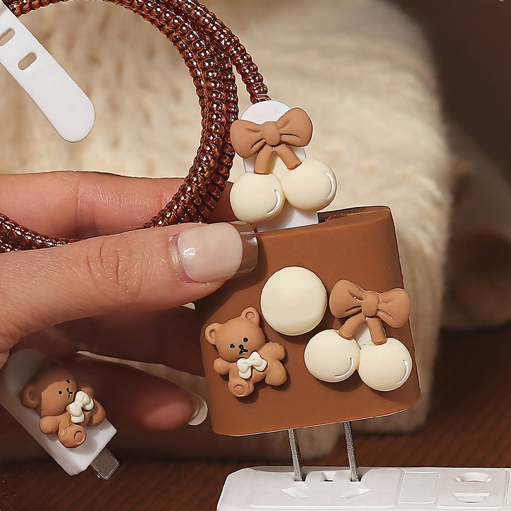 เคสป้องกันที่ชาร์จหมีน่ารักสำห - Phone Accessories Online บทวิจารณ์และราคา