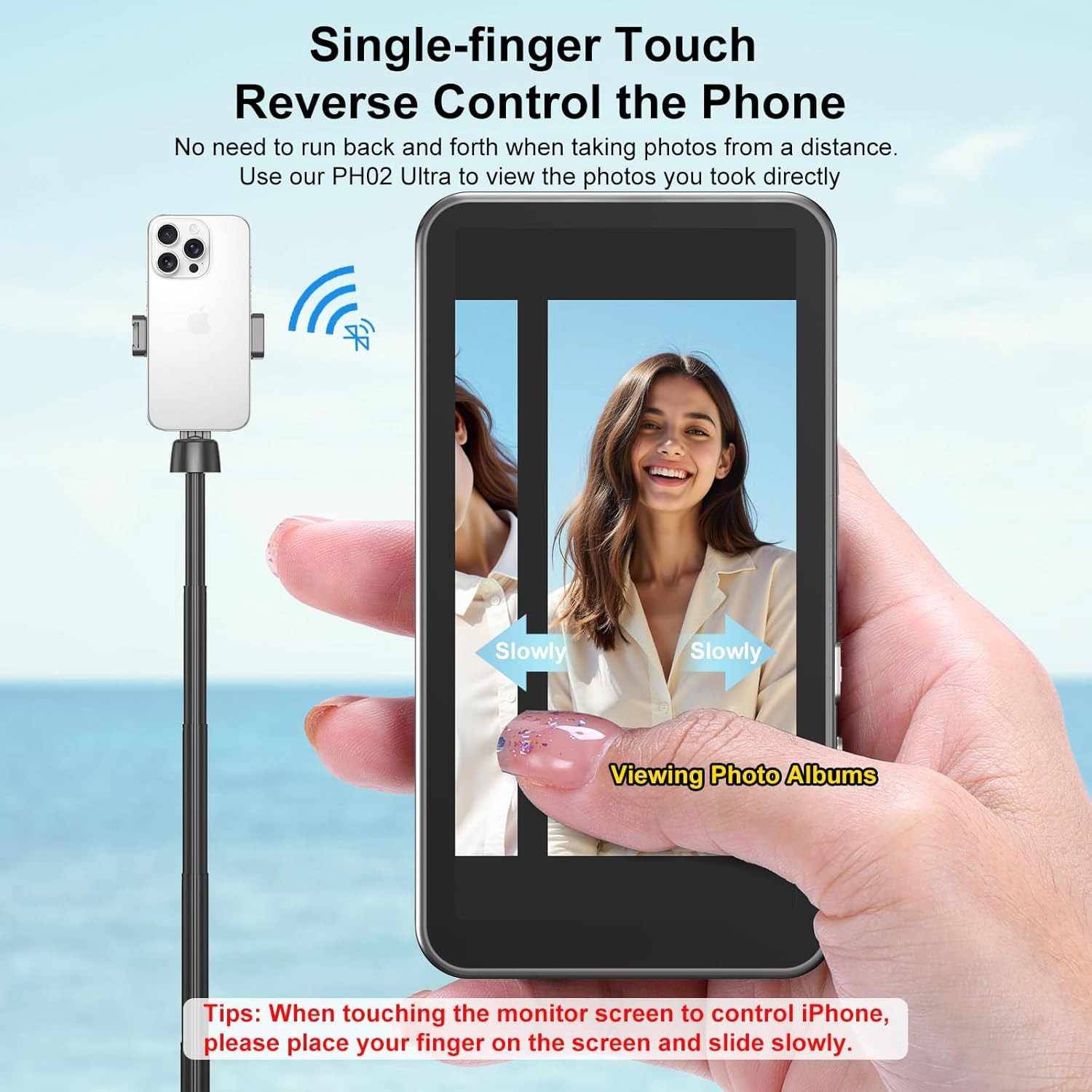 หน้าจอแสดงผลแบบพกพาไร้สายขนาด  - Phone Accessories Display Board บทวิจารณ์และราคา