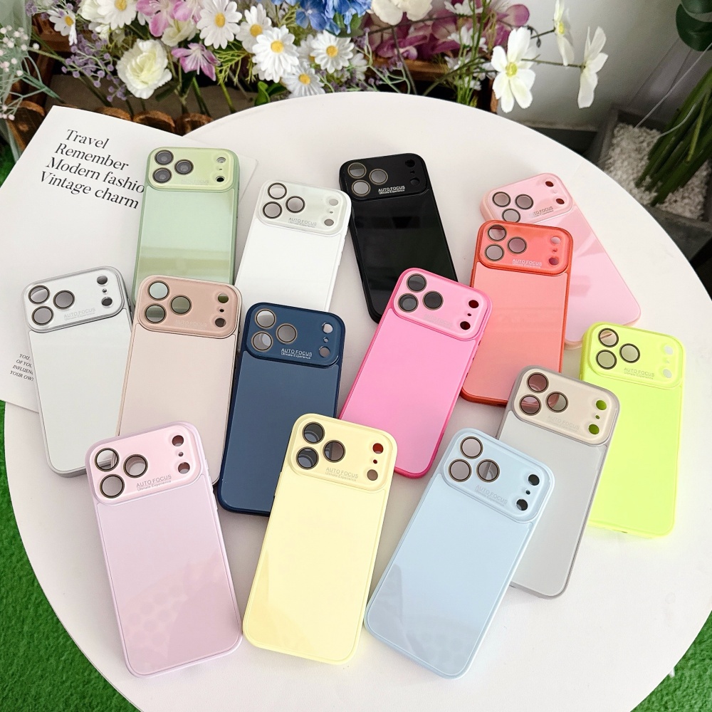 เคสกันกระแทกกระจกนิรภัยสีลูกกว - Tempered Glass Screen บทวิจารณ์และราคา
