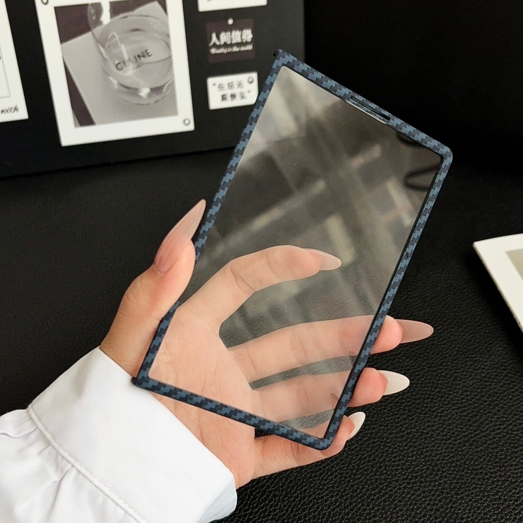 คาร์บอนไฟเบอร์สำหรับเคสโทรศัพท - Tempered Glass Screen บทวิจารณ์และราคา