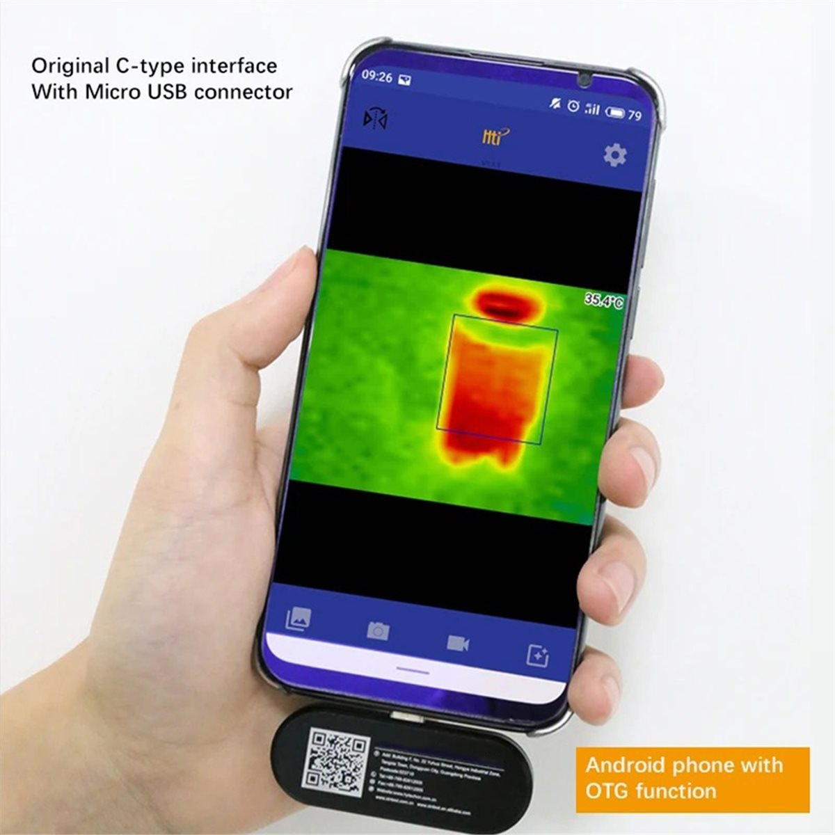 กล้องถ่ายภาพความร้อนแบบไดนามิก - Phone Accessories Images บทวิจารณ์และราคา